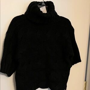 French Connection Black Cowl Neck Sweater